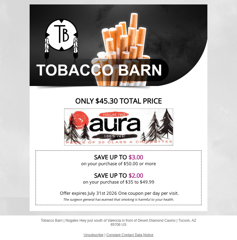 tobacco barn coupons Coupons